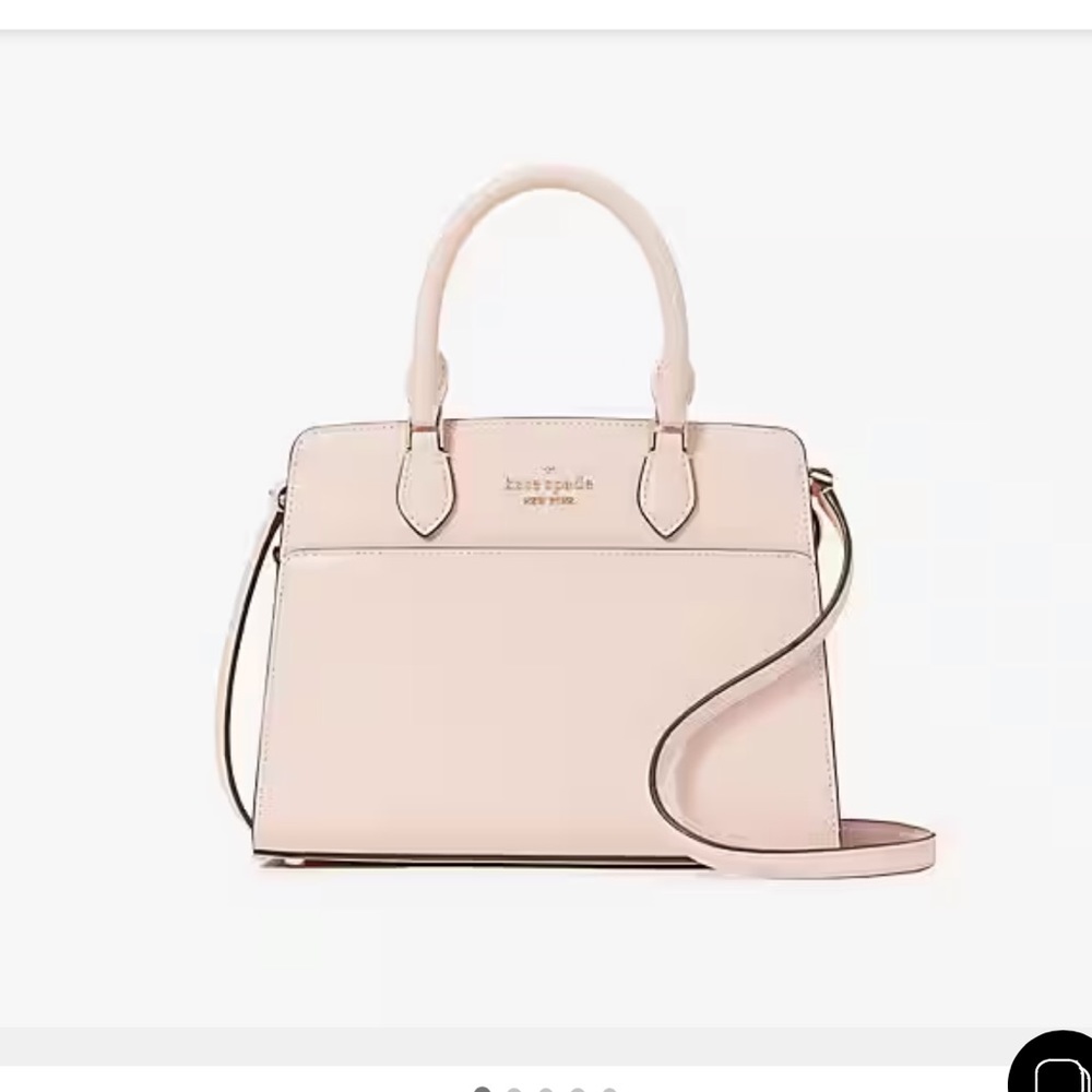 Kate Spade Madison Saffiano Leather Small Satchel
COLOR:
Conch Pink
NWT - Picture 3 of 16